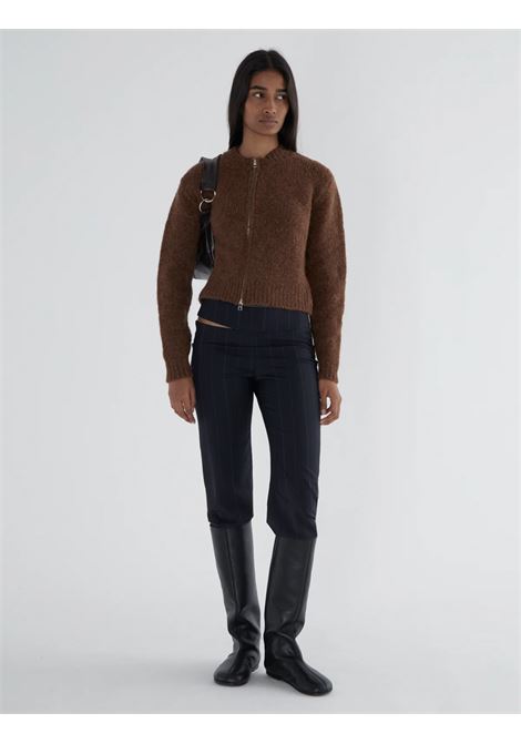 hasta luego zip cardigan woman brown PALOMA WOOL | VJ9004323